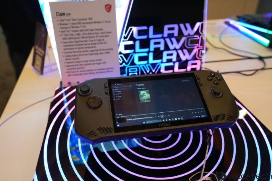 MSI CLAW Is The World’s First Gaming Handheld With Intel’s Core Ultra CPUs Priced at $699