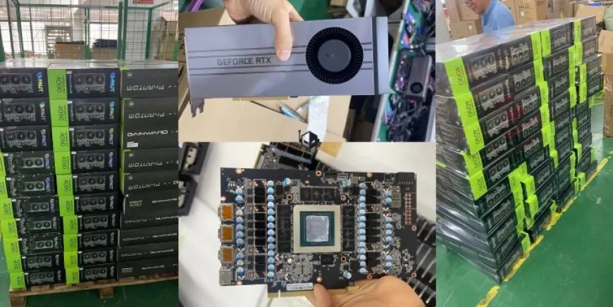 Chinese Factories Dismantling Thousands of NVIDIA GeForce RTX 4090 “Gaming” GPUs & Turning Them Into “AI” Solutions…