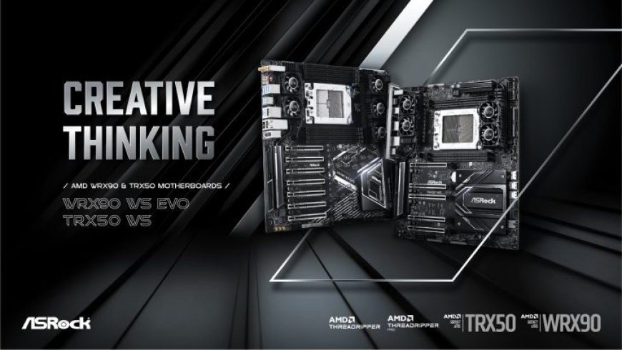 ASRock WRX90 WS EVO & TRX50 WS Motherboards Feature Up To Five-Fan VRM Cooling