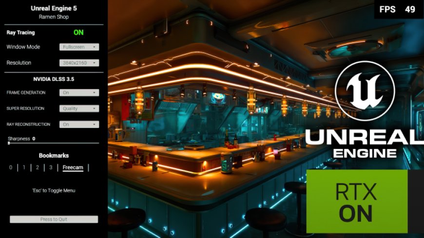 We Tried NVIDIA’s Photo-Realistic Ramen Shop “Unreal Engine 5” Tech Demo With DLSS 3.5 & It Even Has Ray-Traced Eggs!