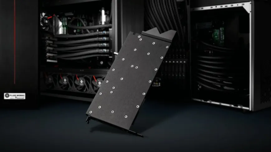 NVIDIA RTX 6000 Ada GPUs Get Single-Slot Waterblock From EK, Enables 7-Way GPU Cluster In Workstations