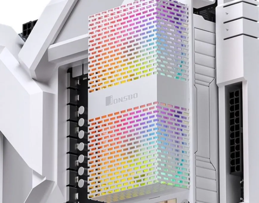 This Memory Cooler Is Compatible With DDR5 & Offers A Unique Colorful Design With Dual RGB Fans