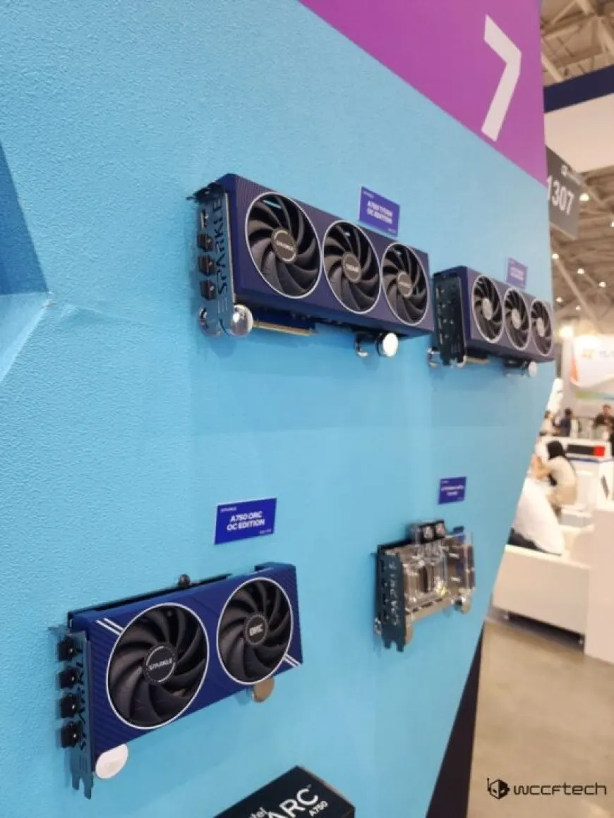 Sparkle Displays Arc A770 Liquid-Cooled, ITX A380 & A310 GPUs, Biostar Joins Intel Arc Family Too