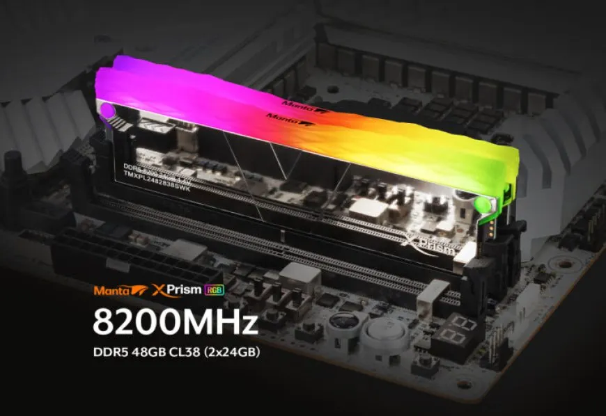 V-Color Unleashes Manta XPrism Non-Binary Memory Kits, DDR5-8200 CL38 Kit In Up To 48 GB Capacities