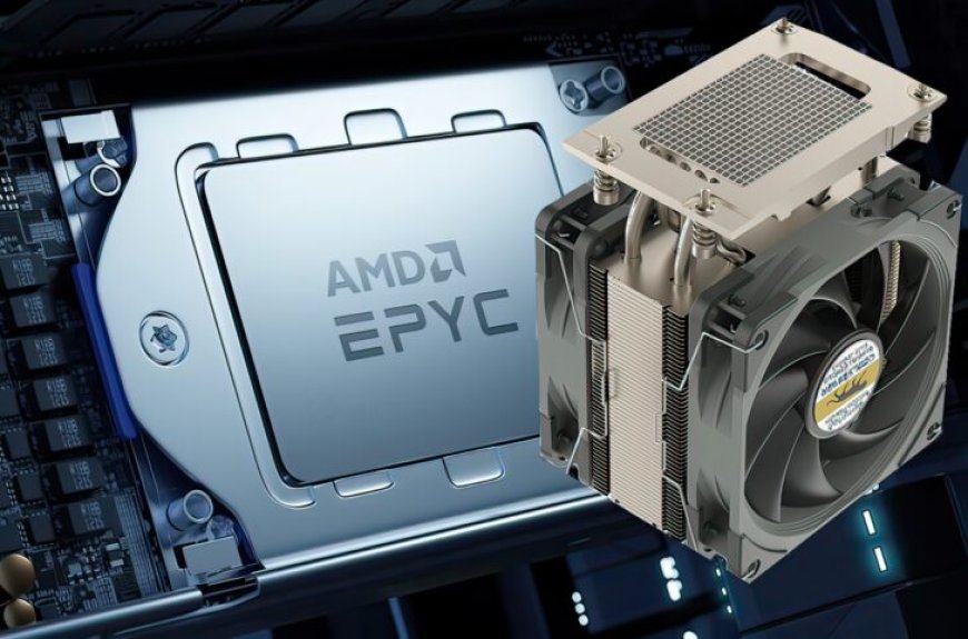 First AMD SP6 Coolers For EPYC Siena CPUs Pictured, Same Retention Design As SP3