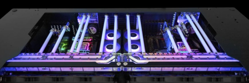EKWB Unveils Three New Quantum Reflection Distro Plates For The LIAN LI DK-05F And DK-04F Desk Cases