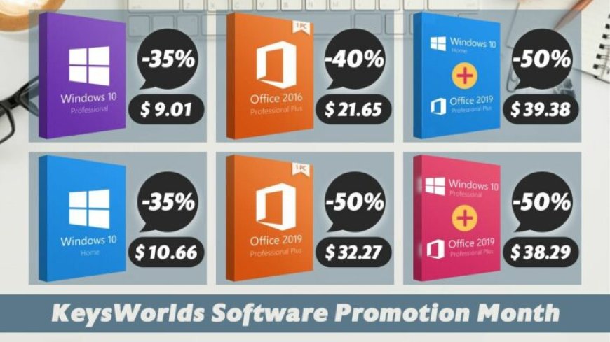 Keysworlds WFH Flash Sale: Get Permanent Authorized Windows 10 Key As Low As $9.01!