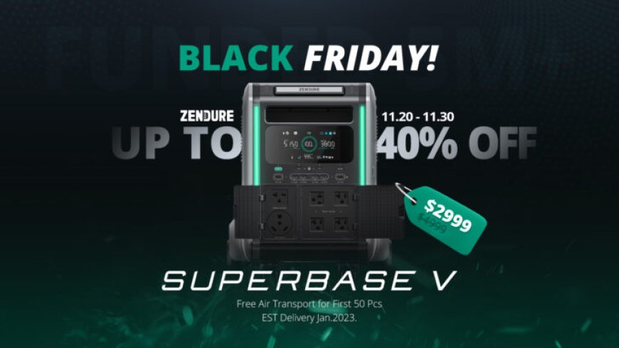 True Power Independence Gets Possible With SuperBase V, Plug-n-Play Lifeline for Home Energy (Now on Black Friday Discount)