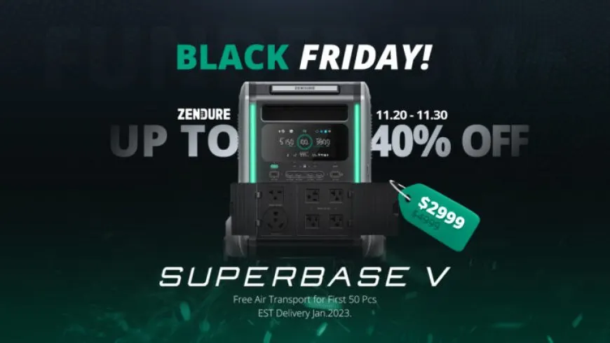 True Power Independence Gets Possible With SuperBase V, Plug-n-Play Lifeline for Home Energy (Now on Black Friday…