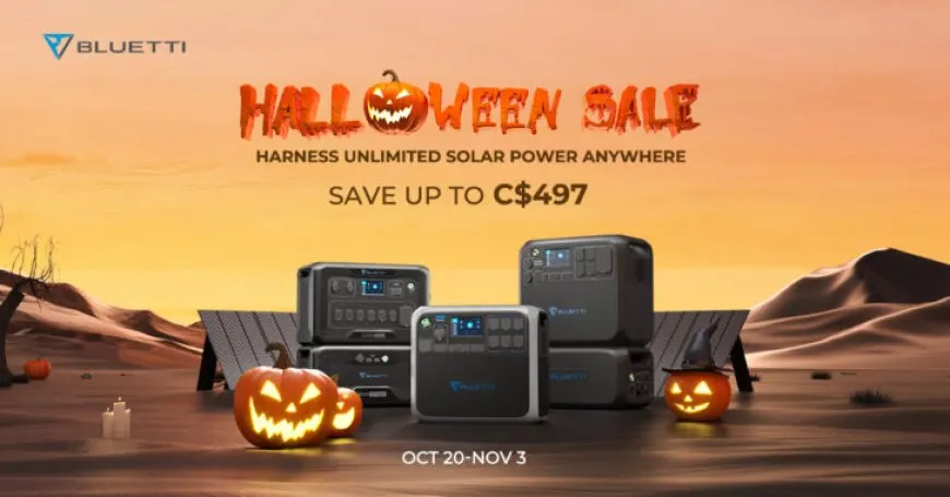 Booootiful Halloween Deals on BLUETTI Canada’s Portable Solar Generators Is Live!