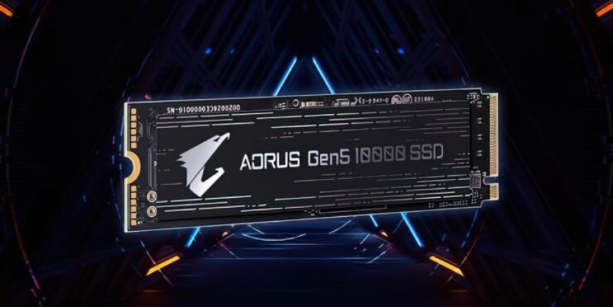 AORUS Shows A Glimpse of Gen5 10000 M.2 NVMe SSD, Rated at Up To 12.5 GB/s Read Speeds
