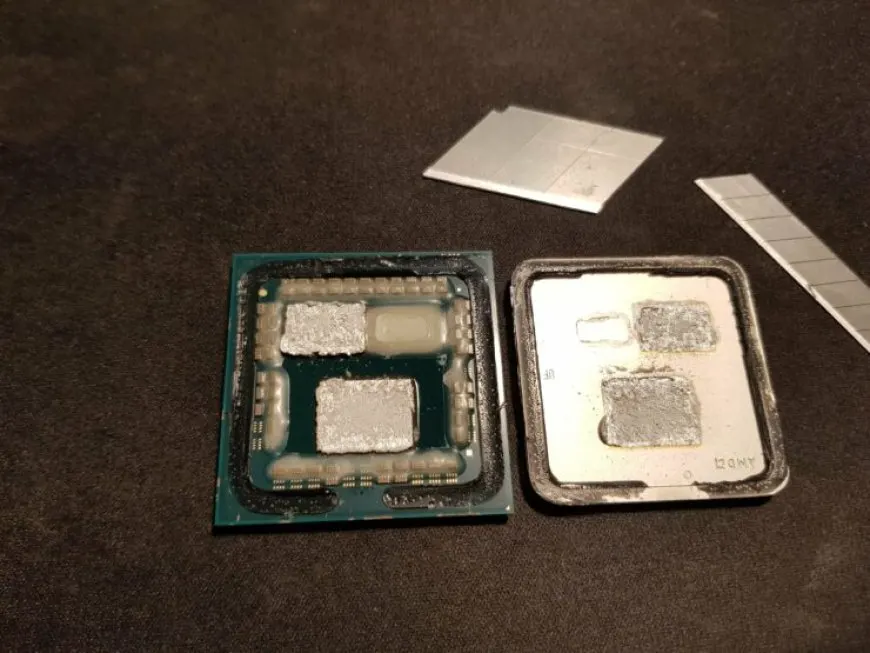 AMD Ryzen 7 5800X3D 3D V-Cache CPU Runs Cooler After Being Delidded