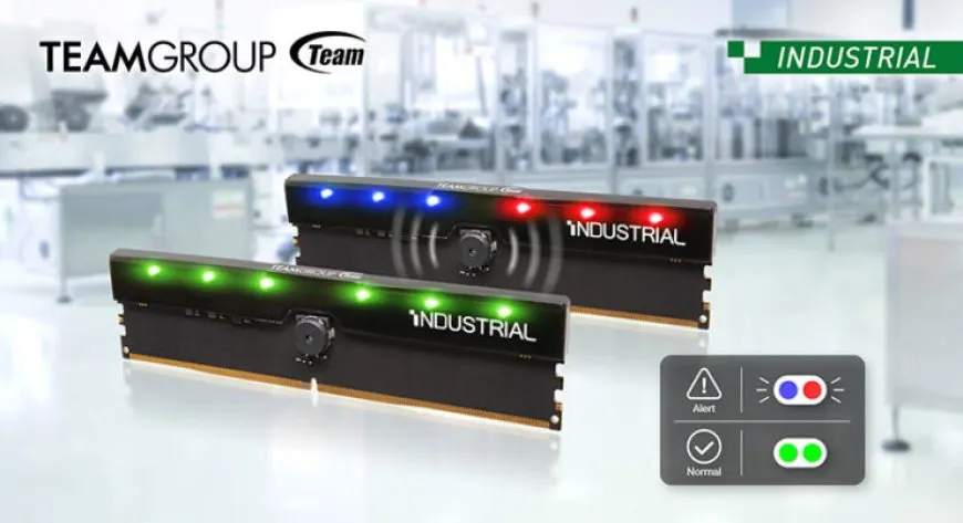 TEAMGROUP Intros High-Performance Industrial DDR5-5600 Memory Kits, Features Smart Alert Audio & LED Effects: Designed…