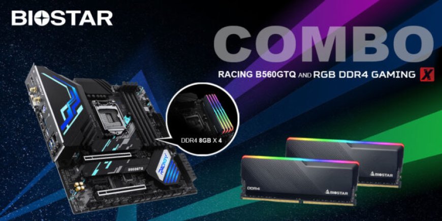 BIOSTAR Launches RACING B560GTQ Motherboard & RGB DDR4 GAMING X RAM Kit Bundle For $300 US