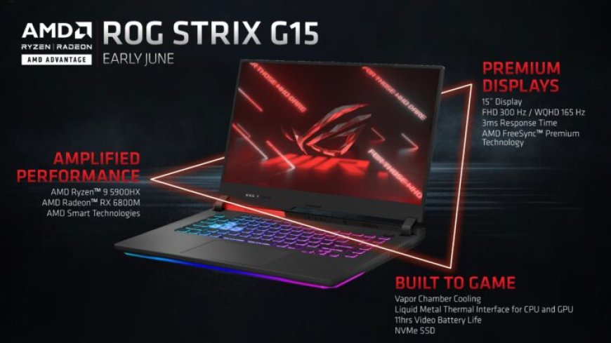 ASUS ROG STRIX G15 AMD Advantage Laptop With Ryzen 9 5900HX & Radeon RX 6800M Is The Best Selling Gaming Laptop on BestBuy