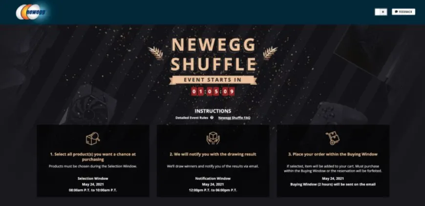 Newegg Shuffle – May 24th: Multiple NVIDIA Offerings Including The RTX 3070, RTX 3080, & RTX 3090 Graphics Cards…