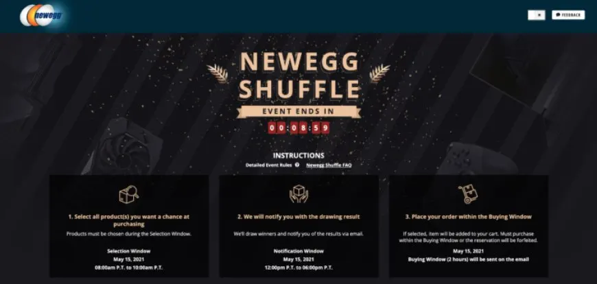 Newegg Shuffle – May 15th: It’s All AMD In Today’s Shuffle With The Ryzen 9 5950X & The Radeon RX 6000 Series Graphics…