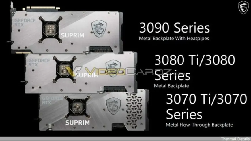 MSI GeForce RTX 3080 Ti 12 GB And RTX 3070 Ti 8GB ‘SUPRIM’ Series GPUs Leaked, Landing In June?