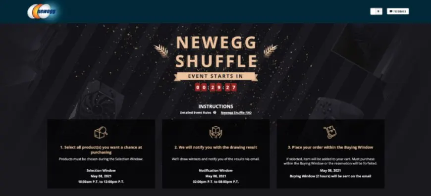 Newegg Shuffle – May 8th: AMD Takes Center Stage In Today’s Shuffle With The Radeon RX 6700 XT, 6800, & 6900 XT…