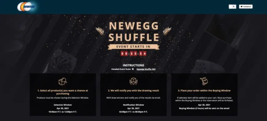 Newegg Shuffle: NVIDIA GeForce RTX 30 Series Graphics Cards Available In Today’s Shuffle