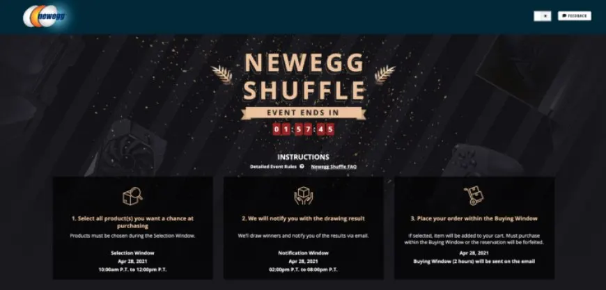 Newegg Shuffle: Both NVIDIA RTX 30 Series & AMD Radeon RX 6000 Series Graphics Cards Available In Today’s Shuffle