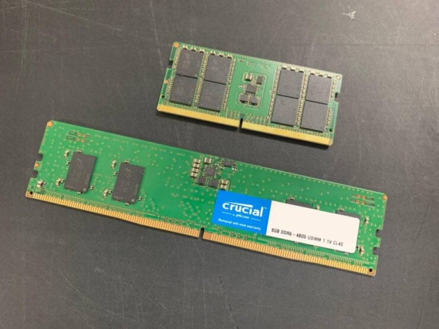 Crucial Ready With Mainstream DDR5 Memory Modules, SODIMM & UDIMM With 4800 MHz Speeds, 32 GB Capacities & 1.1V
