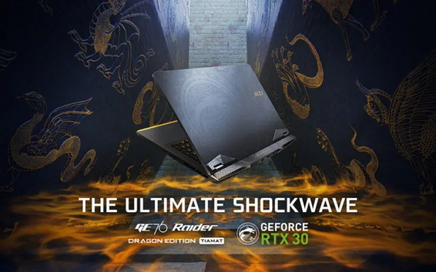 MSI Unveils The GE76 Raider Dragon Edition Tiamat Which Features A Unique Design Inspired By Babylonian Folklore