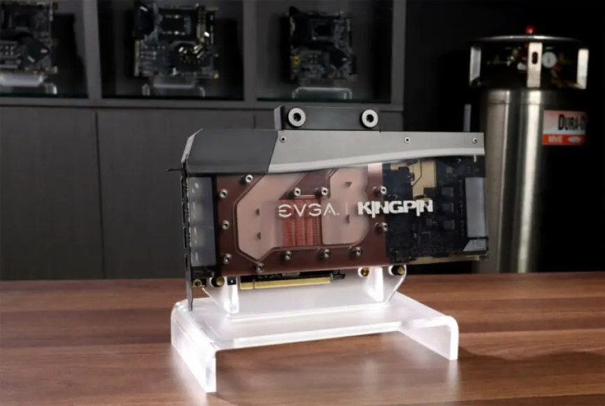 EVGA GeForce RTX 3090 KINGPIN Hydro Copper Graphics Card Pictured, Single-Slot Design With 23 Phase PCB & Beautiful…