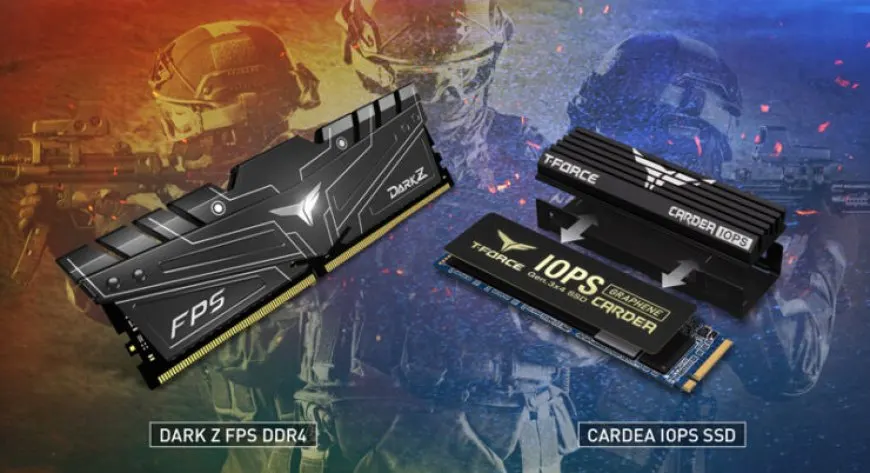 TEAMGROUP Releases The T-FORCE DARK Z FPS Gaming Memory And The CARDEA IOPS PCIe SSD – SSD Uses Aluminum Fin and…