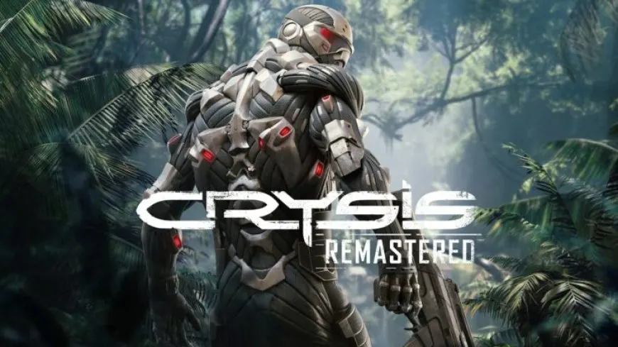 Screenshot of the benchmark tool interface in Crysis Remastered.