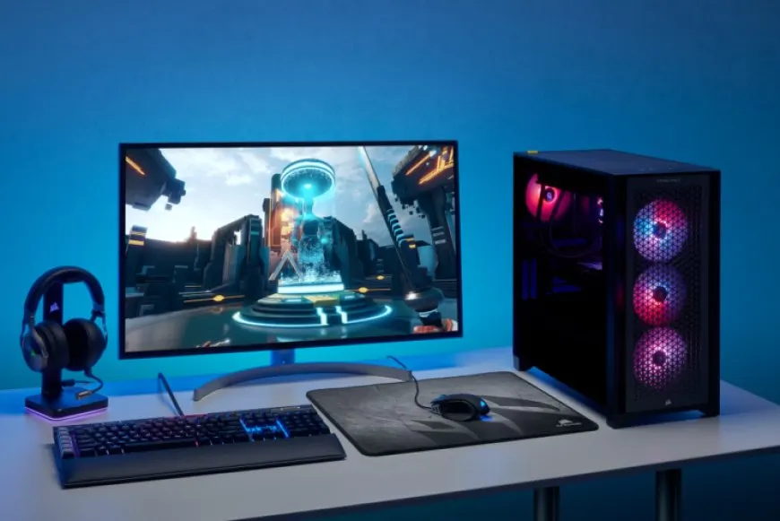 Corsair VENGEANCE i7200 Series desktop PC with Intel 10th Gen CPU and NVIDIA RTX 3090 graphics.