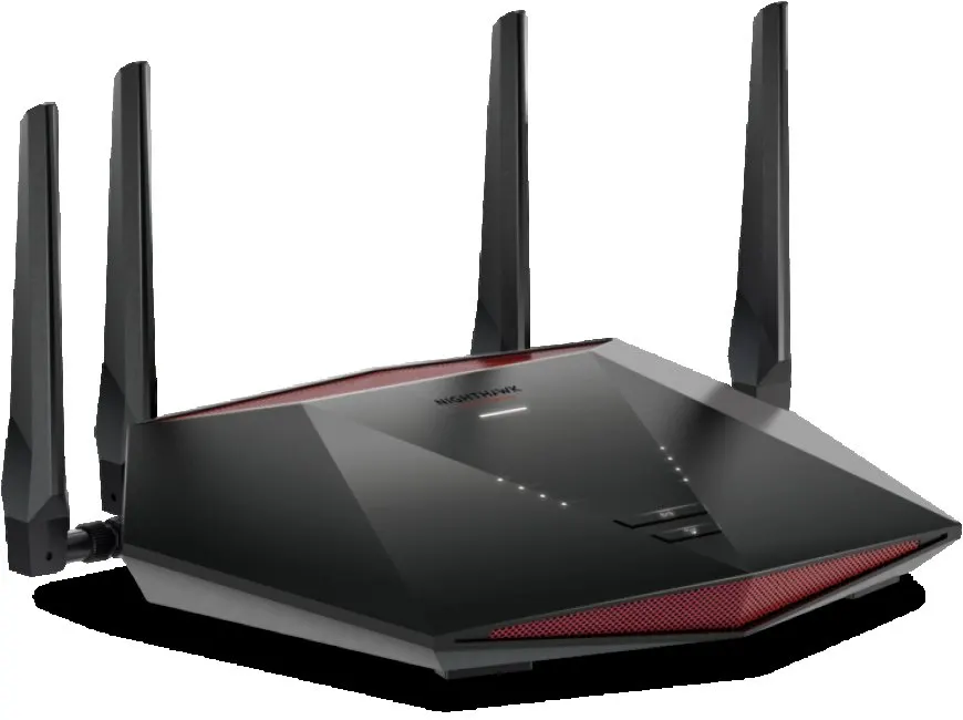 Netgear NPG XR1000 Pro gaming router featuring WiFi 6, QoS control, and DumaOS 3.0.