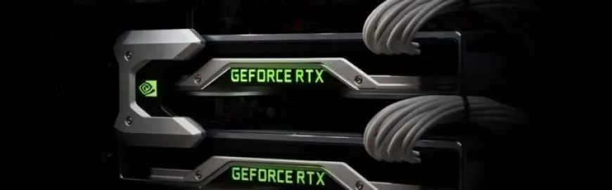 The diagram illustrates NVIDIA SLI multi-GPU technology transitioning to native game integration.