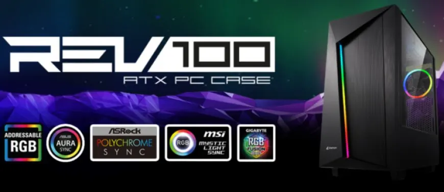 Sharkoon REV100 mid-tower PC case