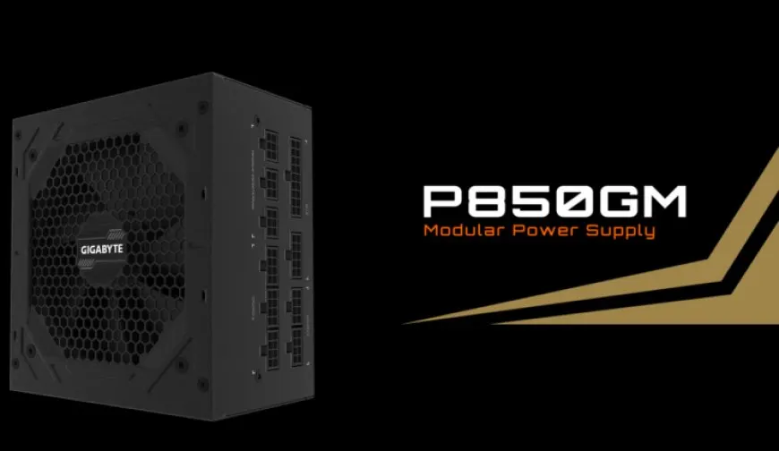 Gigabyte P850GM and P750GM 80 PLUS Gold fully modular power supplies.