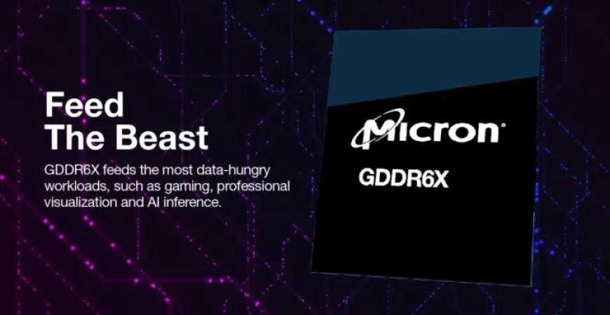 Micron GDDR6X memory module for NVIDIA GeForce RTX 30 series graphics cards