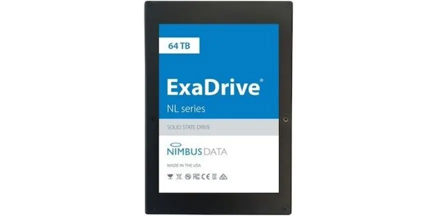 Nimbus Data ExaDrive NL enterprise QLC flash solid state drive