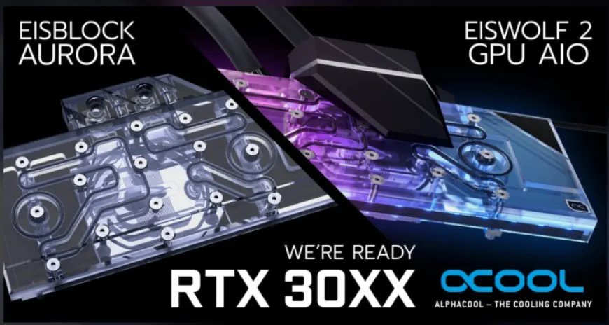Alphacool waterblocks are designed for the GeForce RTX 30 series graphics cards.