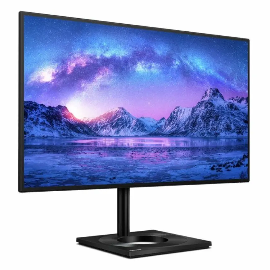 Front view of the Philips 279C9 monitor with a 27-inch screen and 4K resolution.