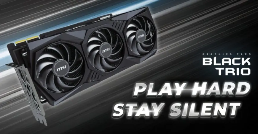 MSI GeForce RTX 3090 Ti BLACK TRIO all-black graphics card