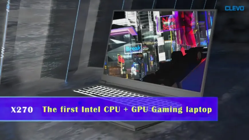 CLEVO X270 laptop featuring Intel Arc A770M 16 GB discrete graphics