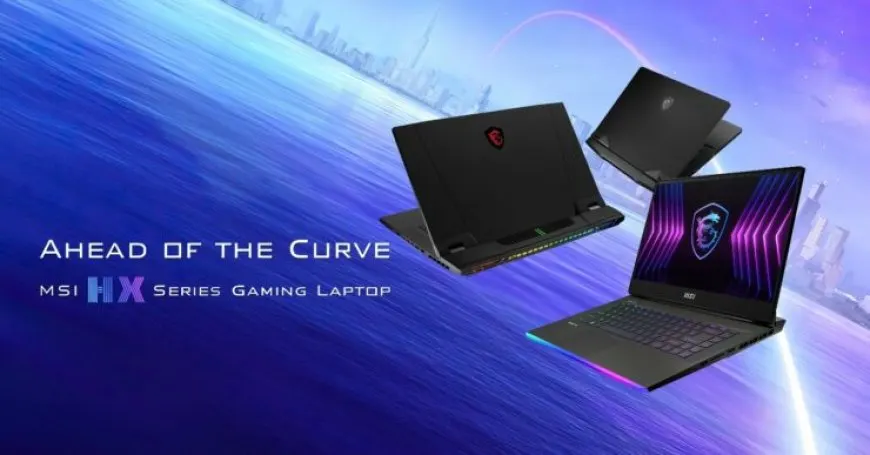 MSI Titan GT77, Raider GE77, Vector GP76, and CreatorPro X17 laptops powered by Intel Alder Lake-HX processors.