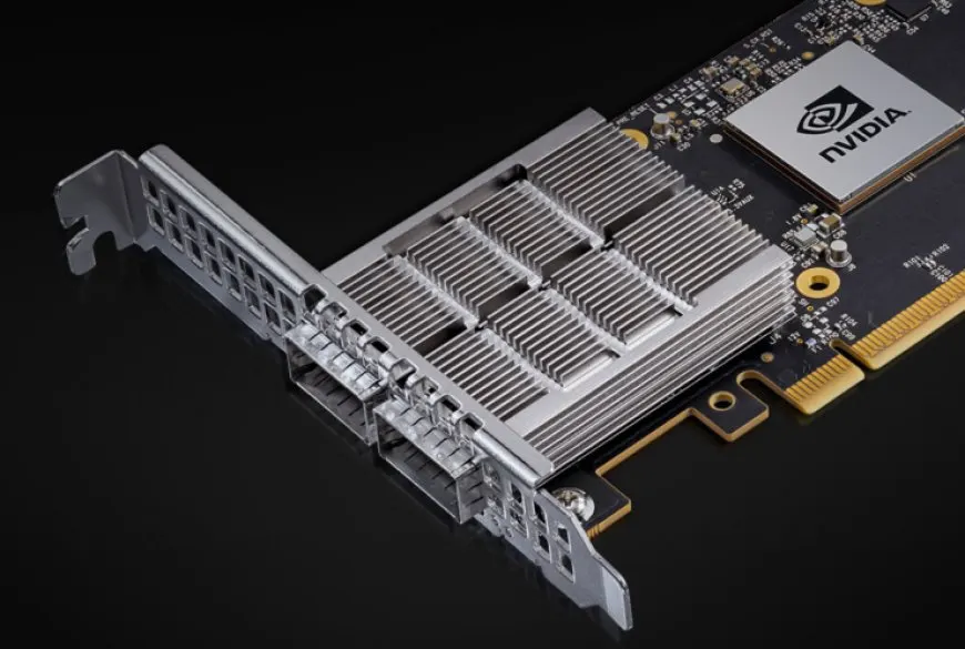 NVIDIA ConnectX-7 next-generation network switch unit at ISC 2022
