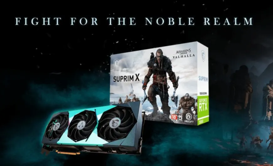 Limited edition MSI GeForce RTX 3080 SUPRIM X 10G LHR Assassin's Creed Special Edition graphics card
