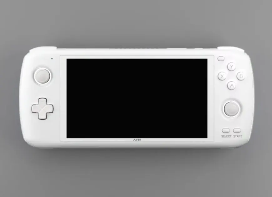 The device shown is the AYN Loki handheld gaming PC with Intel Alder Lake and AMD Zen3+ processor options.