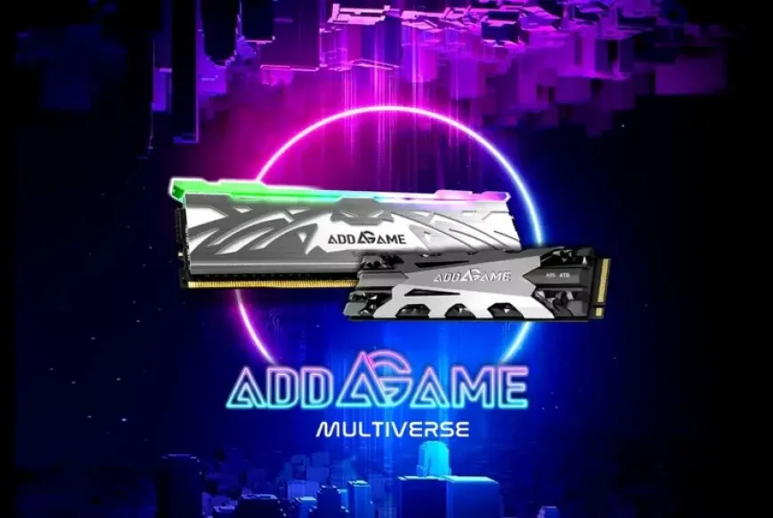 addLink DDR5 SPIDER memory modules and A95 A90 series Gen 4 SSDs are displayed together.