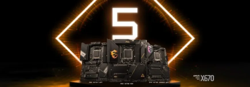 MSI X670 motherboards including MEG X670E GODLIKE, MEG X670E ACE, MPG X670E CARBON WIFI, and PRO X670-P WIFI.