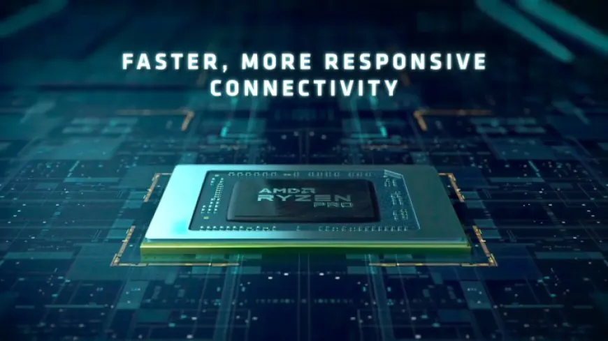 AMD Ryzen 6000 APU chip with VESA DisplayPort 2.0 UHBR certification badge