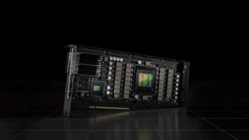 The NVIDIA H100 80 GB PCIe accelerator board features the Hopper GPU architecture.