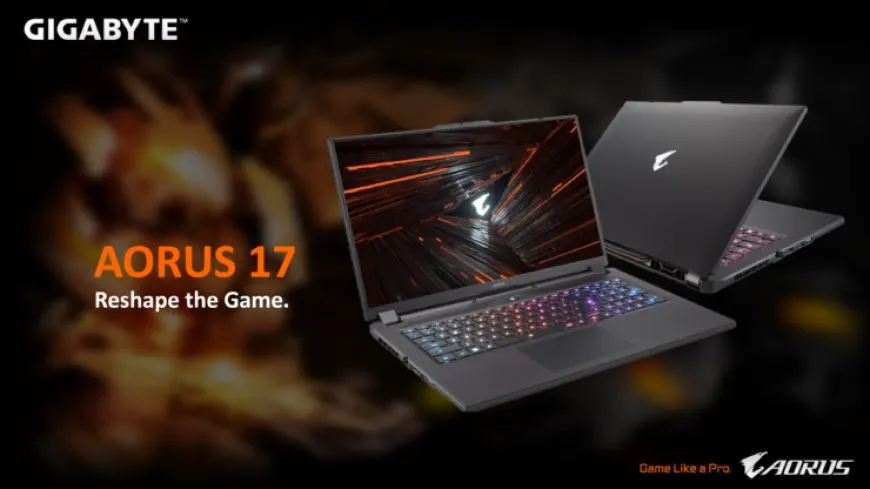 The AORUS 17X laptop includes a 16-core Intel Core i9-12900HX processor and an NVIDIA RTX 3080 Ti GPU.